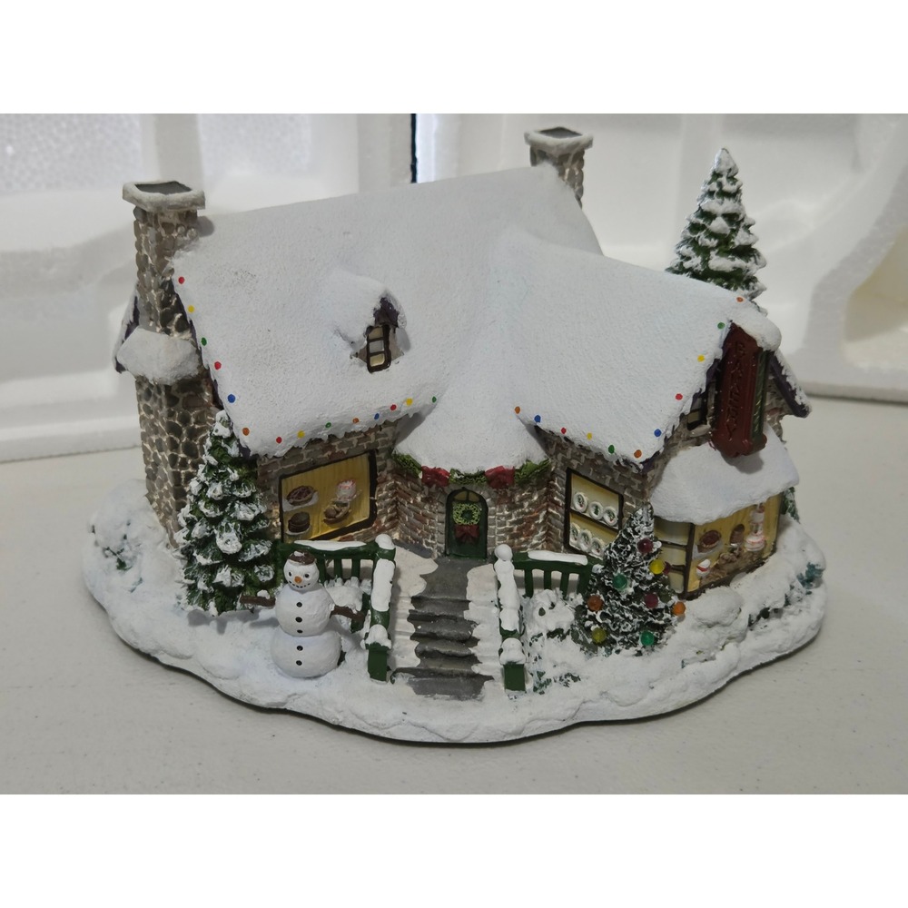 Thomas Kinkade Hawthorne Village Yuletide Bakery Christmas Village A4564 COA
